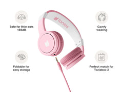 Wired Headphones: Cloud Pink